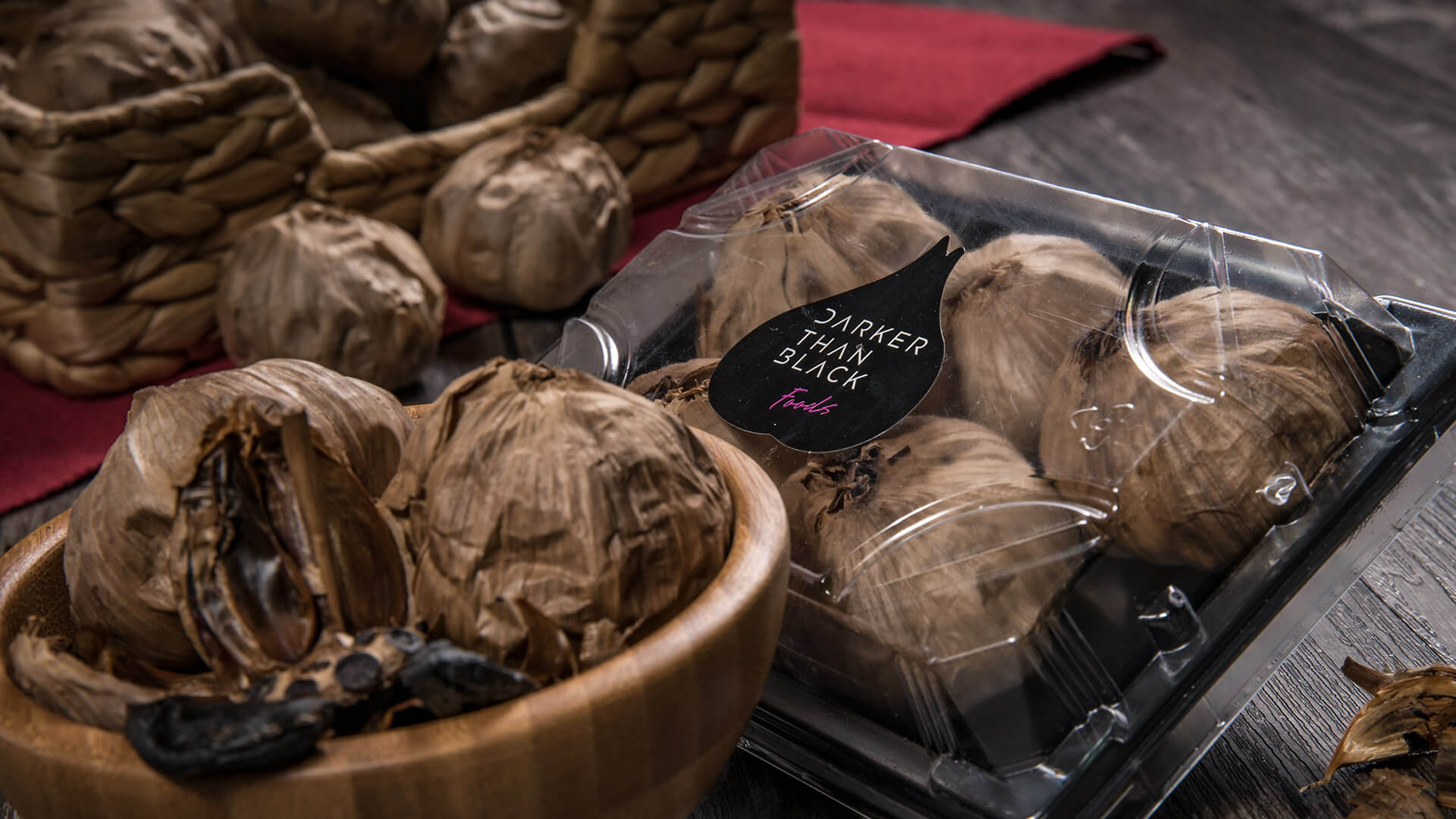 Whole black garlic bulbs 200gm - Image 2