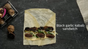 Read more about the article Black garlic kabbab sandwich